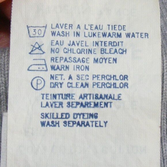 Vintage Granny Sweatshirt, L, multicolor Floral, Gray collar/cuffs, NAF NAF - Picture 11 of 13